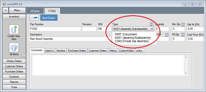 img MiniMRP Assembly Types